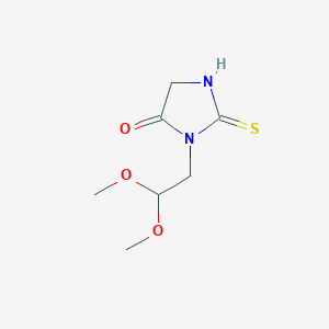 3-(2,2-Dimethoxyethyl)-2-sulfanylideneimidazolidin-4-one