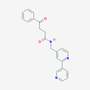 molecular formula C21H19N3O2 B2360453 N-([2,3'-bipyridin]-4-ylmethyl)-4-oxo-4-phenylbutanamide CAS No. 1903168-89-7