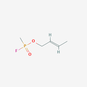 molecular formula C17H15BrN4O2 B236063 Crotylsarin CAS No. 138780-00-4
