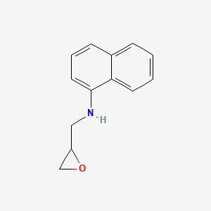 molecular formula C13H13NO B2360876 N-[(oxiran-2-yl)methyl]naphthalen-1-amine CAS No. 4643-30-5