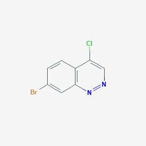 molecular formula C8H4BrClN2 B2361020 7-Bromo-4-chlorocinnoline CAS No. 1800426-14-5