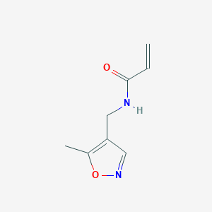 molecular formula C8H10N2O2 B2361044 N-[(5-Methyl-1,2-oxazol-4-yl)methyl]prop-2-enamide CAS No. 2288251-22-7