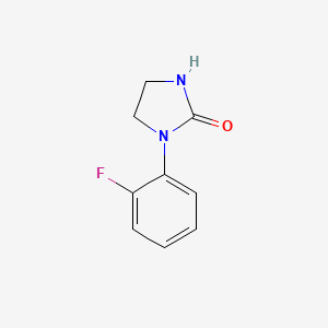 molecular formula C9H9FN2O B2361084 1-(2-Fluorophenyl)-imidazolidin-2-one CAS No. 1190281-65-2