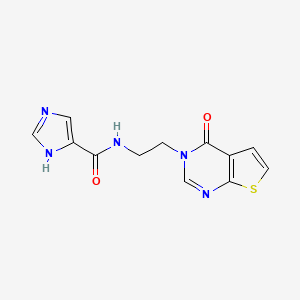 N-(2-(4-oxothieno[2,3-d]pyrimidin-3(4H)-yl)ethyl)-1H-imidazole-5-carboxamide