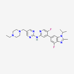 molecular formula C27H32F2N8 B2361171 Cdk4/6-IN-2 CAS No. 1800506-48-2