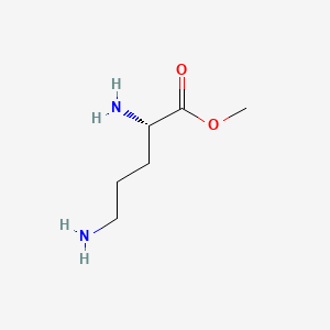 molecular formula C6H14N2O2 B2361214 methyl (2S)-2,5-diaminopentanoate CAS No. 40216-82-8; 6384-10-7