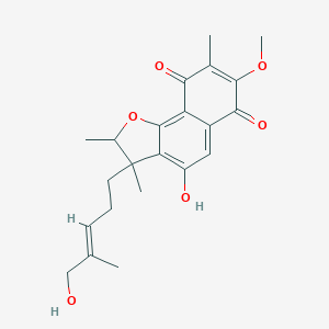 molecular formula C12H21NO4 B236122 Furaquinocin F CAS No. 134985-01-6