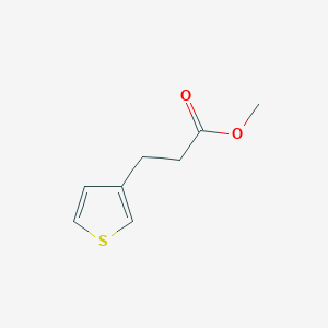 molecular formula C8H10O2S B2361263 Methyl 3-(thiophen-3-yl)propanoate CAS No. 179932-05-9