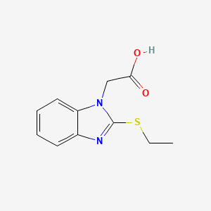 [2-(Ethylthio)-1H-benzimidazol-1-yl]acetic acid