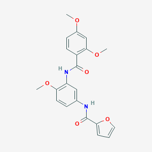 N-{3-[(2,4-dimethoxybenzoyl)amino]-4-methoxyphenyl}-2-furamide