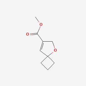 molecular formula C9H12O3 B2361422 Methyl 5-oxaspiro[3.4]oct-7-ene-7-carboxylate CAS No. 2445794-13-6