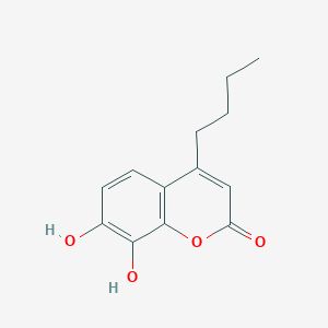 molecular formula C13H14O4 B2361447 4-butyl-7,8-dihydroxy-2H-chromen-2-one CAS No. 19040-68-7