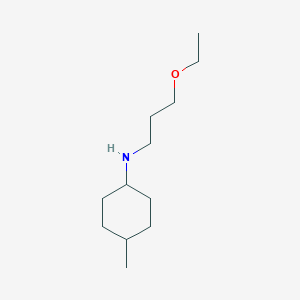 molecular formula C12H25NO B2361452 N-(3-ethoxypropyl)-4-methylcyclohexan-1-amine CAS No. 416868-93-4