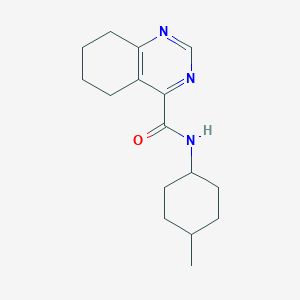 molecular formula C16H23N3O B2361469 N-[(1r,4r)-4-methylcyclohexyl]-5,6,7,8-tetrahydroquinazoline-4-carboxamide CAS No. 2415582-30-6
