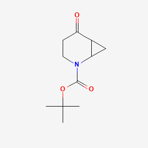 molecular formula C11H17NO3 B2361499 Tert-butyl 5-oxo-2-azabicyclo[4.1.0]heptane-2-carboxylate CAS No. 1557347-37-1