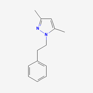 molecular formula C13H16N2 B2361555 3,5-Dimethyl-1-(2-phenylethyl)-1H-pyrazole CAS No. 2655-35-8