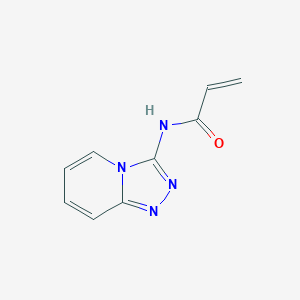 molecular formula C9H8N4O B2361577 N-([1,2,4]Triazolo[4,3-a]pyridin-3-yl)prop-2-enamide CAS No. 2308298-99-7