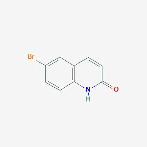 molecular formula C9H6BrNO B023616 6-Bromoquinolin-2(1H)-one CAS No. 1810-66-8
