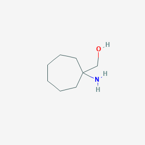 molecular formula C8H17NO B2361625 (1-Aminocycloheptyl)methanol CAS No. 814254-62-1; 814255-78-2; 81428-99-1