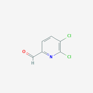 molecular formula C6H3Cl2NO B2361669 5,6-Dichloropicolinaldehyde CAS No. 408526-50-1; 408526-50-1