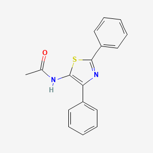 molecular formula C17H14N2OS B2361680 N-(2,4-diphenyl-1,3-thiazol-5-yl)acetamide CAS No. 201992-62-3