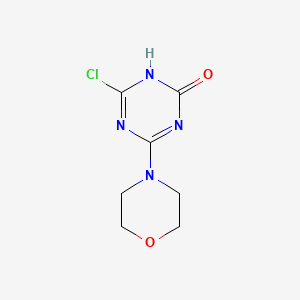 molecular formula C7H9ClN4O2 B2361691 6-Chloro-4-morpholin-4-yl-1H-1,3,5-triazin-2-one CAS No. 1332327-17-9