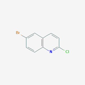 molecular formula C9H5BrClN B023617 6-Bromo-2-chloroquinoline CAS No. 1810-71-5