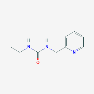 molecular formula C10H15N3O B2361701 1-Isopropyl-3-(pyridin-2-ylmethyl)urea CAS No. 87345-01-5