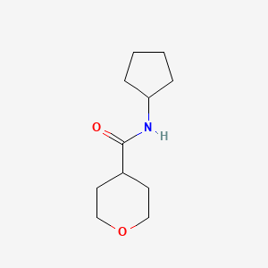 molecular formula C11H19NO2 B2361714 N-cyclopentyloxane-4-carboxamide CAS No. 1339403-49-4