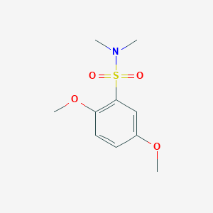 molecular formula C10H15NO4S B2361740 2,5-dimethoxy-N,N-dimethylbenzenesulfonamide CAS No. 148148-45-2
