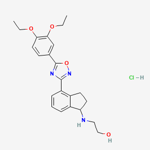 molecular formula C23H28ClN3O4 B2361747 CYM5442 hydrochloride 