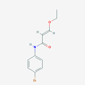 molecular formula C11H12BrNO2 B023618 (2E)-N-(4-Bromophenyl)-3-ethoxy-2-propenamide CAS No. 327058-51-5