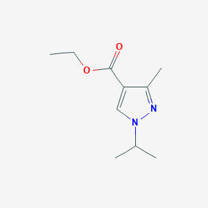 molecular formula C10H16N2O2 B2361885 ethyl 3-methyl-1-(propan-2-yl)-1H-pyrazole-4-carboxylate CAS No. 1321594-80-2