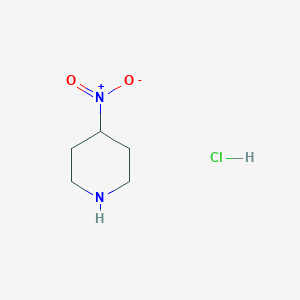 molecular formula C5H11ClN2O2 B2362066 4-Nitropiperidine hydrochloride CAS No. 1881295-85-7