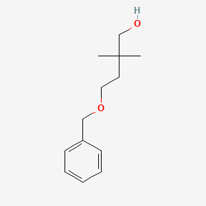 4-(Benzyloxy)-2,2-dimethylbutan-1-ol