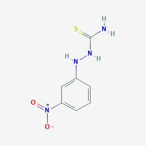 molecular formula C7H8N4O2S B2362139 [(3-nitrophenyl)amino]thiourea CAS No. 856070-91-2