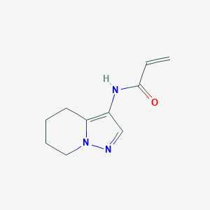 molecular formula C10H13N3O B2362228 n-{4h,5h,6h,7h-Pyrazolo[1,5-a]pyridin-3-yl}prop-2-enamide CAS No. 2224398-41-6