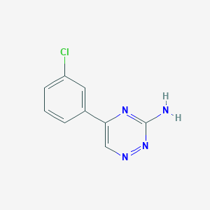 5-(3-Chlorophenyl)-1,2,4-triazin-3-amine