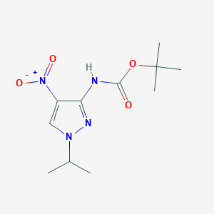 t-Butyl (1-isopropyl-4-nitro-1H-pyrazol-3-yl)carbamate