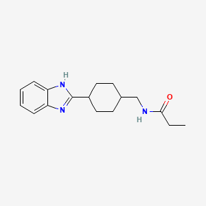 N-((4-(1H-benzo[d]imidazol-2-yl)cyclohexyl)methyl)propionamide