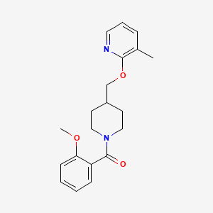 (2-Methoxyphenyl)-[4-[(3-methylpyridin-2-yl)oxymethyl]piperidin-1-yl]methanone