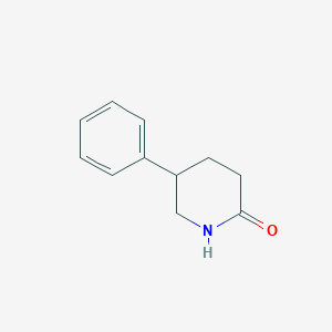 molecular formula C11H13NO B2362437 5-Phenylpiperidin-2-one CAS No. 3973-63-5
