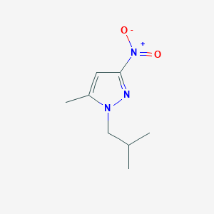 1-Isobutyl-5-methyl-3-nitro-1H-pyrazole