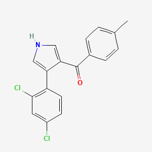[4-(2,4-dichlorophenyl)-1H-pyrrol-3-yl](4-methylphenyl)methanone