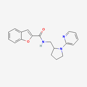 N-((1-(pyridin-2-yl)pyrrolidin-2-yl)methyl)benzofuran-2-carboxamide