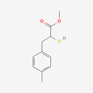 Methyl 2-mercapto-3-(4-methylphenyl)propionate