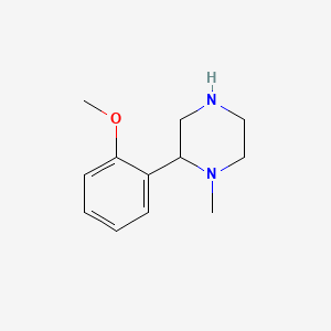 2-(2-Methoxyphenyl)-1-methylpiperazine
