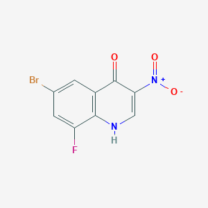 6-bromo-8-fluoro-3-nitro-1H-quinolin-4-one