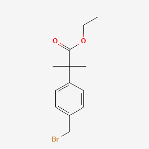 2-(4-Bromomethyl-phenyl)-2-methyl-propionic acid ethyl ester
