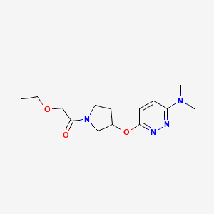 1-(3-((6-(Dimethylamino)pyridazin-3-yl)oxy)pyrrolidin-1-yl)-2-ethoxyethanone